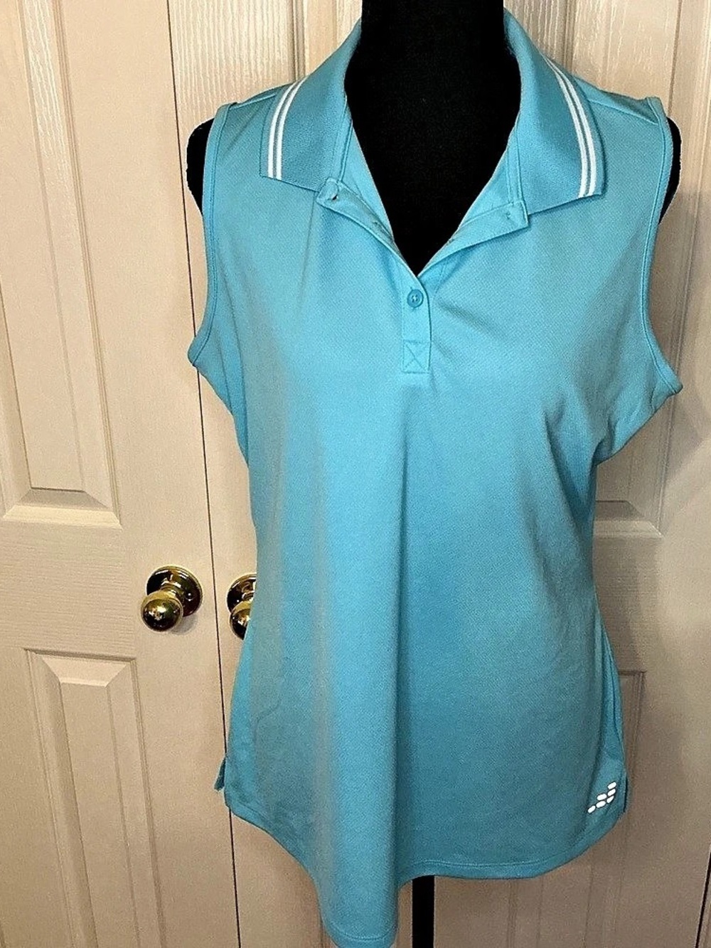 BCG Club Sport Sleeveless Polo in Blue Large Like New